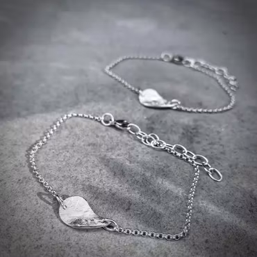 Silverarmband Löv av LIV