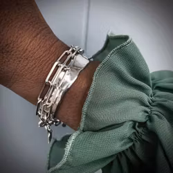 Silverarmband Chunky Chain