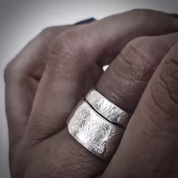 Silverring Perfekt Operfekt 10 mm