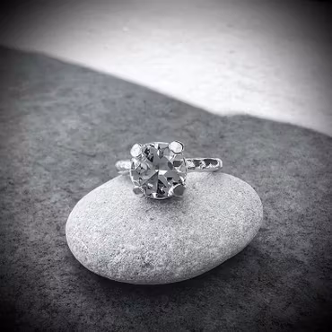 Silverring A Queens ring