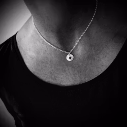 Silverhalsband Punkt