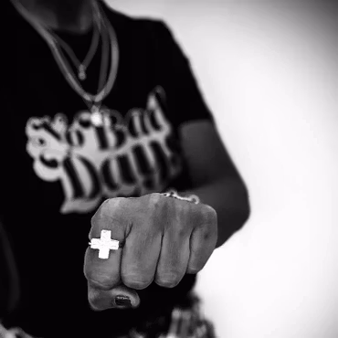 Silverring The Cross Rock
