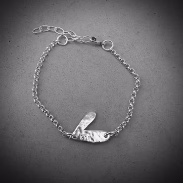Silverarmband Charming Heart