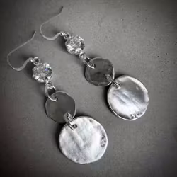 Silverörhängen Gala plates