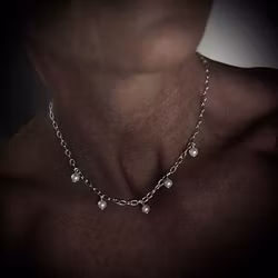 Silverhalsband Pearls for You