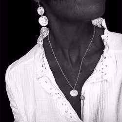 Silverhalsband Raw Plate