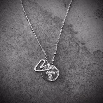 Silverhalsband LYCKA