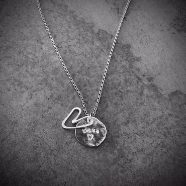 Silverhalsband LYCKA