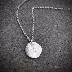 Silverhalsband LYCKA