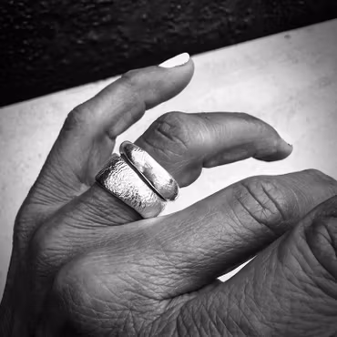 Silverring Perfekt Operfekt Exclusive 10 mm