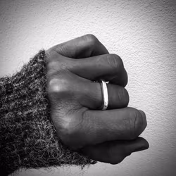 Silverring Words/Fyrkant