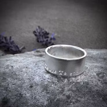 Silverring Ett LIV för mig är ett LIV med dig Exclusive 10