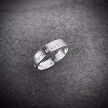 Silverring Ett LIV för mig är ett LIV med dig, Exclusive, 5