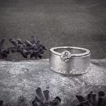 Silverring Ett LIV för mig är ett LIV med dig, 10