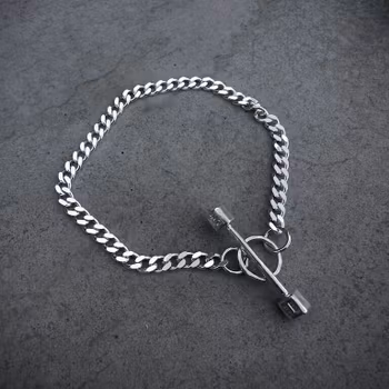Silverarmband Barbell