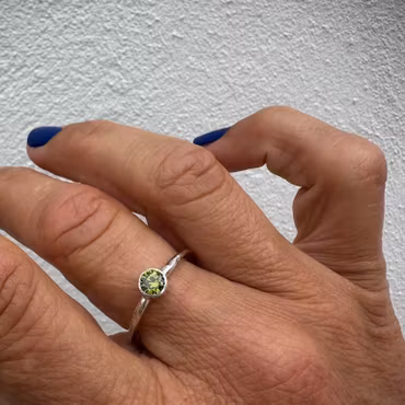 Silverring Olive Beauty