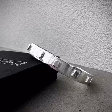 Silverarmband Raw Cubes