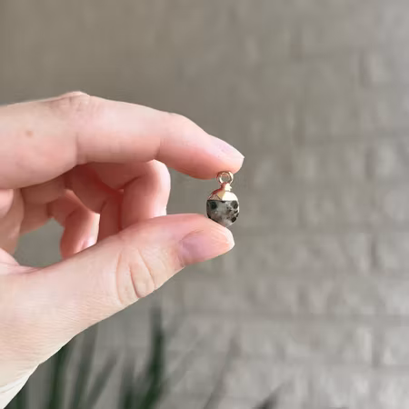 Berlock Dalmatinerjaspis (ojämnt fäste)