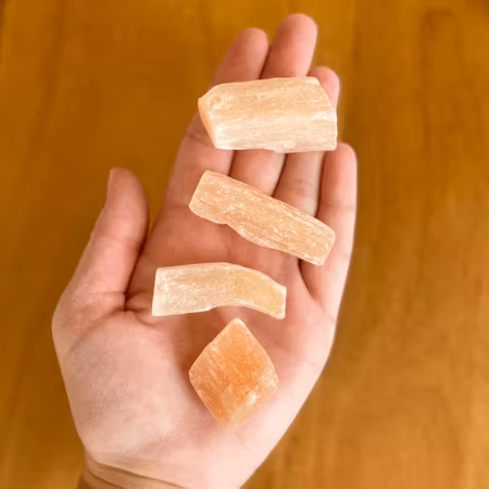 Rå Orange Selenit