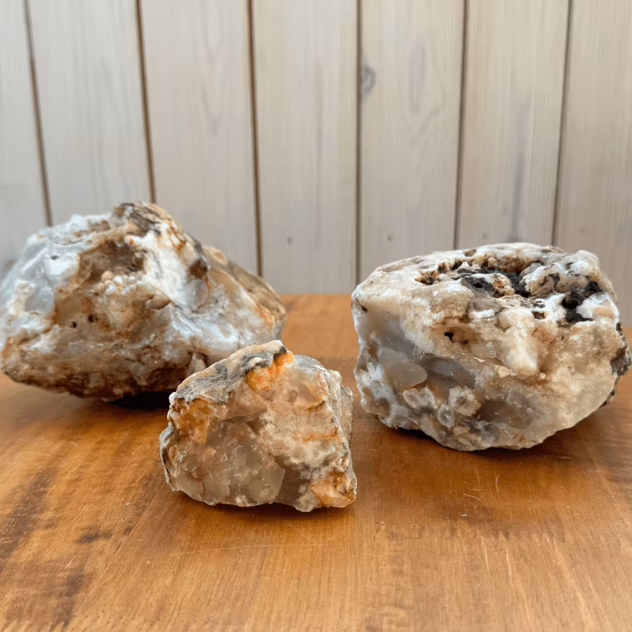 Rå Blomsteragat - jumbo