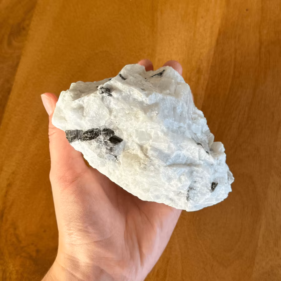 Rå Regnbågsmånsten - jumbo