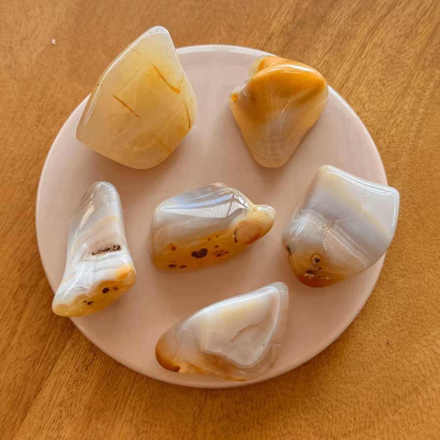 Trumlad agat (ojämnheter &  udda form)