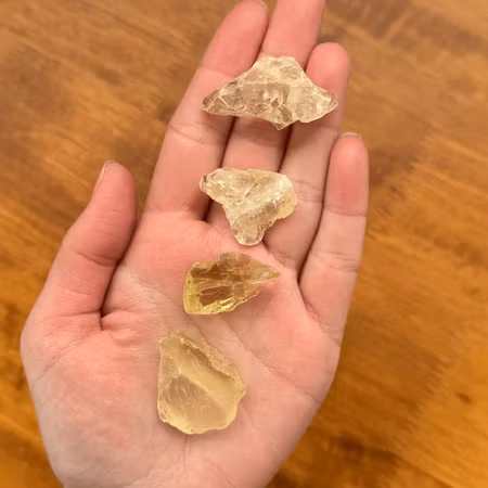 Rå Citronkvarts (udda form)