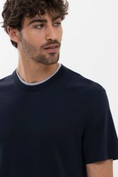 Celliant Tröja kort ärm herr/unisex för natt/hemmamys med FIR Biokeramisk energi.