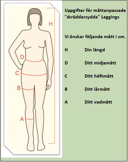 Måttbeställda Leggings CCL 1 Med öppen tå