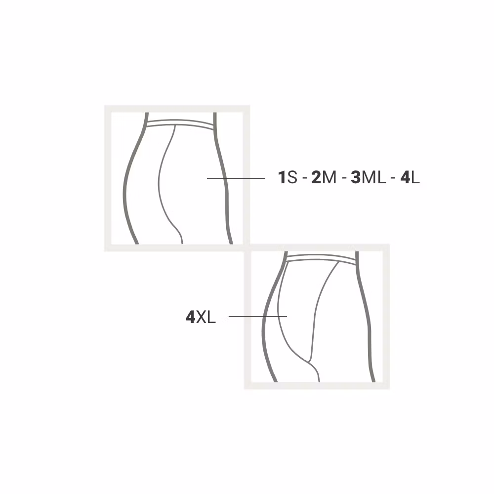 DEMO-ex  Solidea BodyLipo CCL1 - leggings med mikromassage Storlek ML