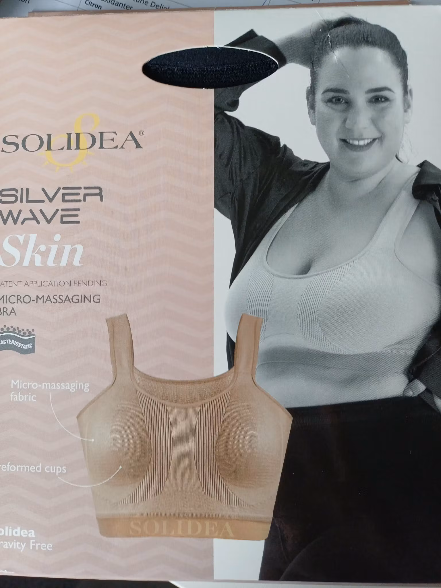 Provex Solidea Silver Wave Skin BH, lymfvänlig XXL Ord pris 989 kr