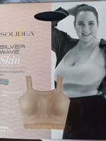 Provex Solidea Silver Wave Skin BH, lymfvänlig XXL Ord pris 989 kr