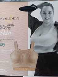 Solidea Silver Wave Skin BH, lymfevenlig