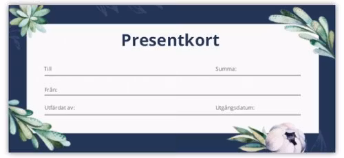 Gavekort