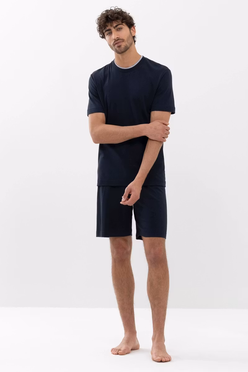 Celliant Tröja kort ärm herr/unisex för natt/hemmamys med FIR Biokeramisk energi.
