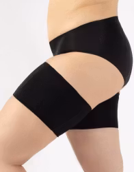 Anti lårskavband Calz-Italy svart storlek F = 78 - 81 cm