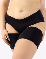 Anti lårskavband Calz-Italy svart storlek F = 78 - 81 cm