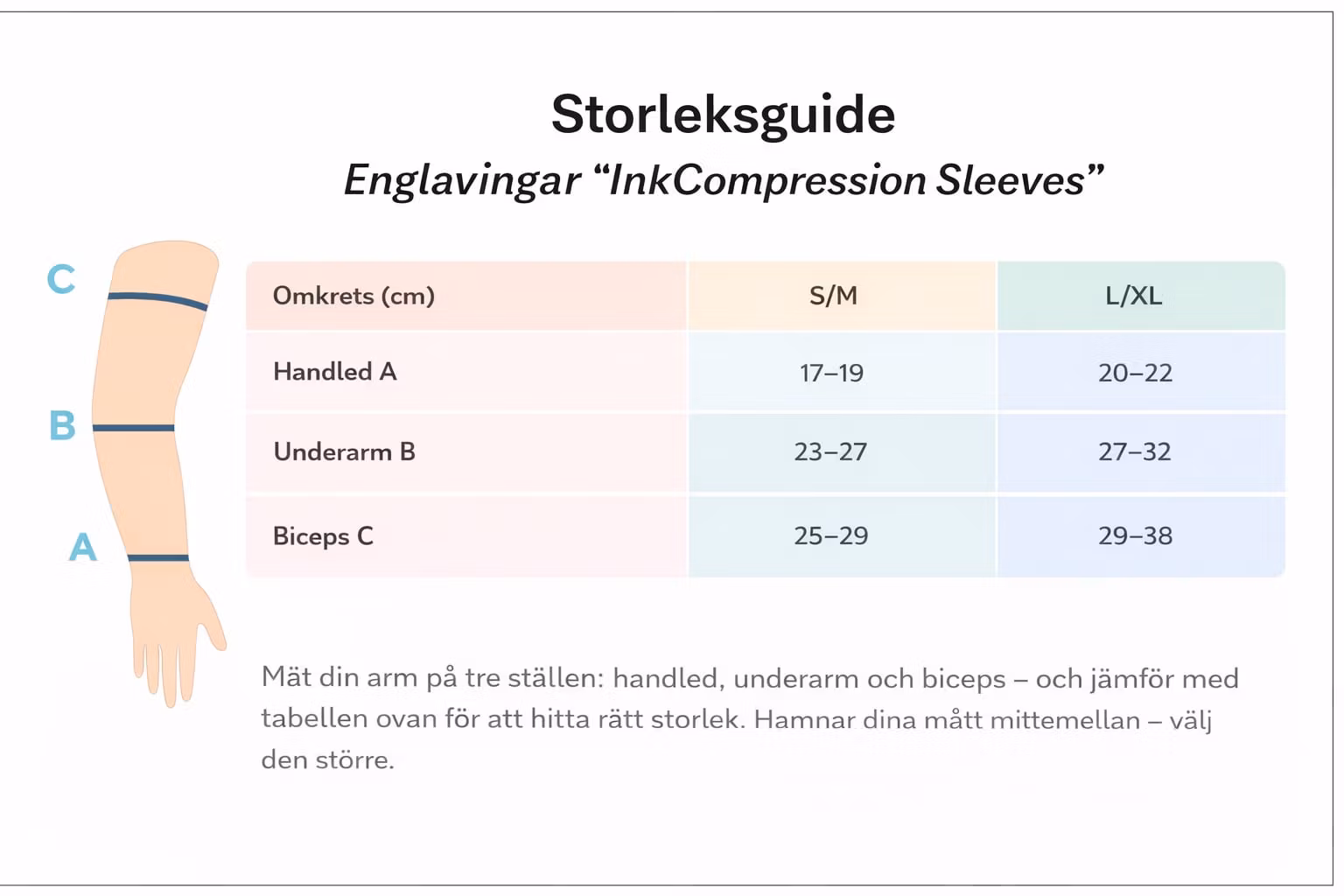 PÅG. RED InKompression Armsleeves Tattoo – graderad kompression 15–20 mmHg