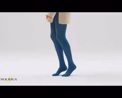 Solidea Strumpbyxa Red Wellnes 140 Opaque med FIR