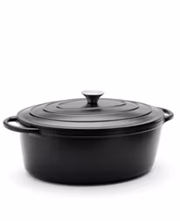 Oval Gjutjärnsgryta från Jernverket 8L - Oscuro Mate