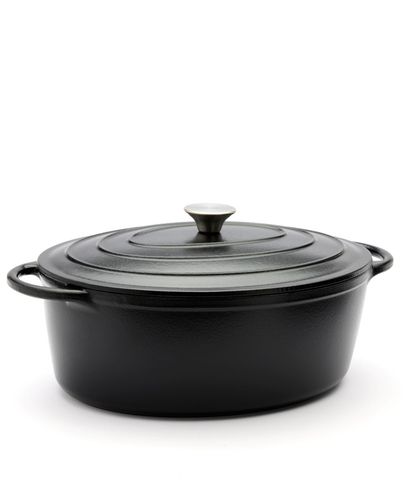 Oval Gjutjärnsgryta från Jernverket 8L - Oscuro Mate