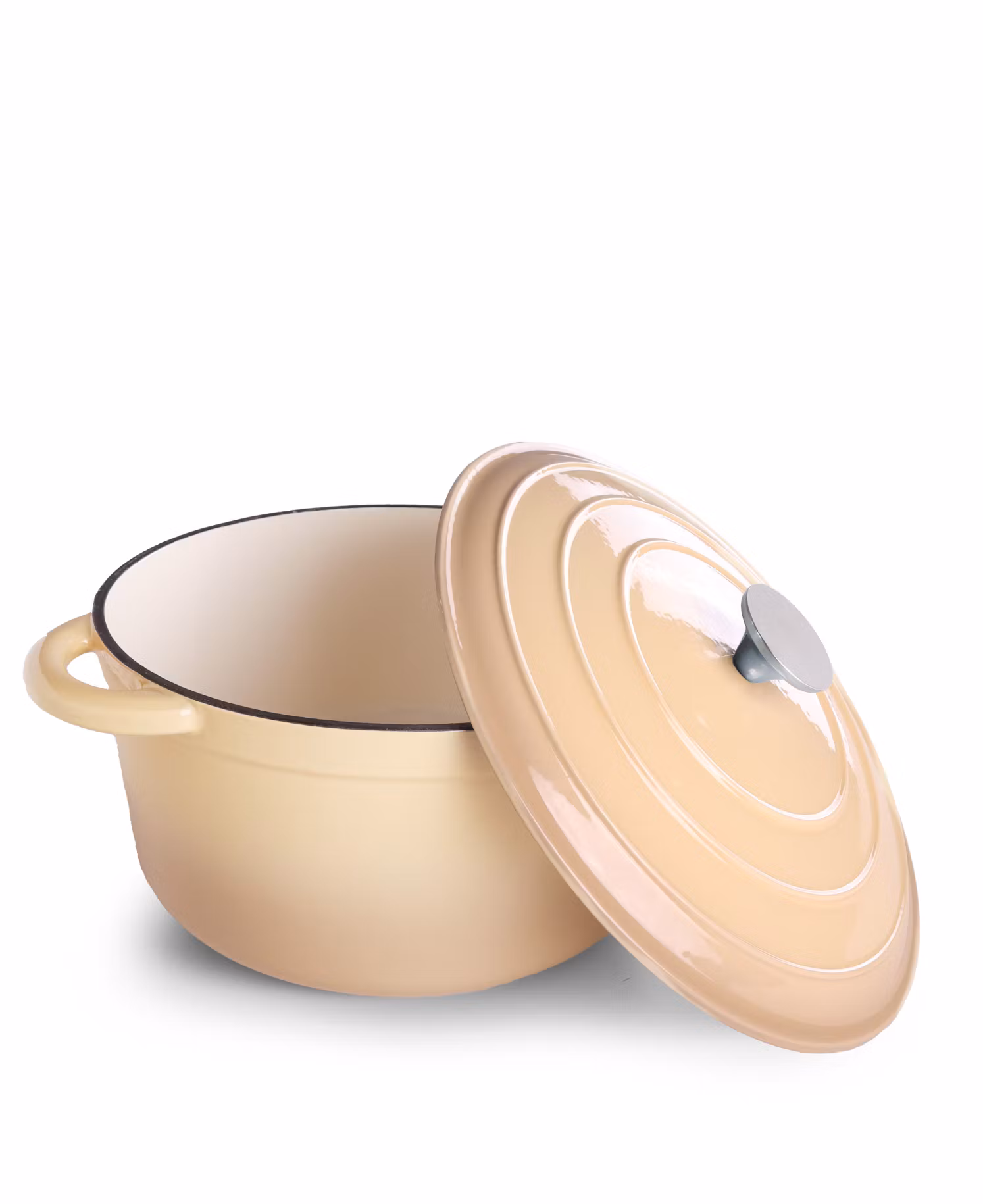 Stor Gjutjärnsgryta från Jernverket 7L - Blanco Crema