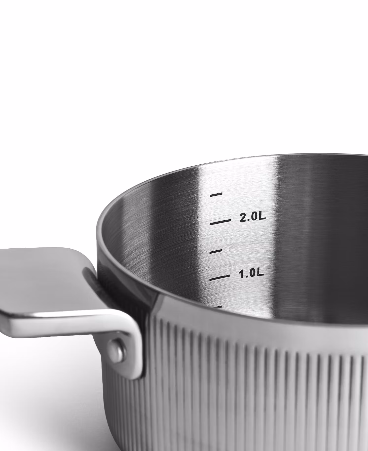 Premium grytset i triply-stål - 4 delar