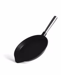 Gjutjärnstekpanna 28 cm - Avtagbart handtag, Svart