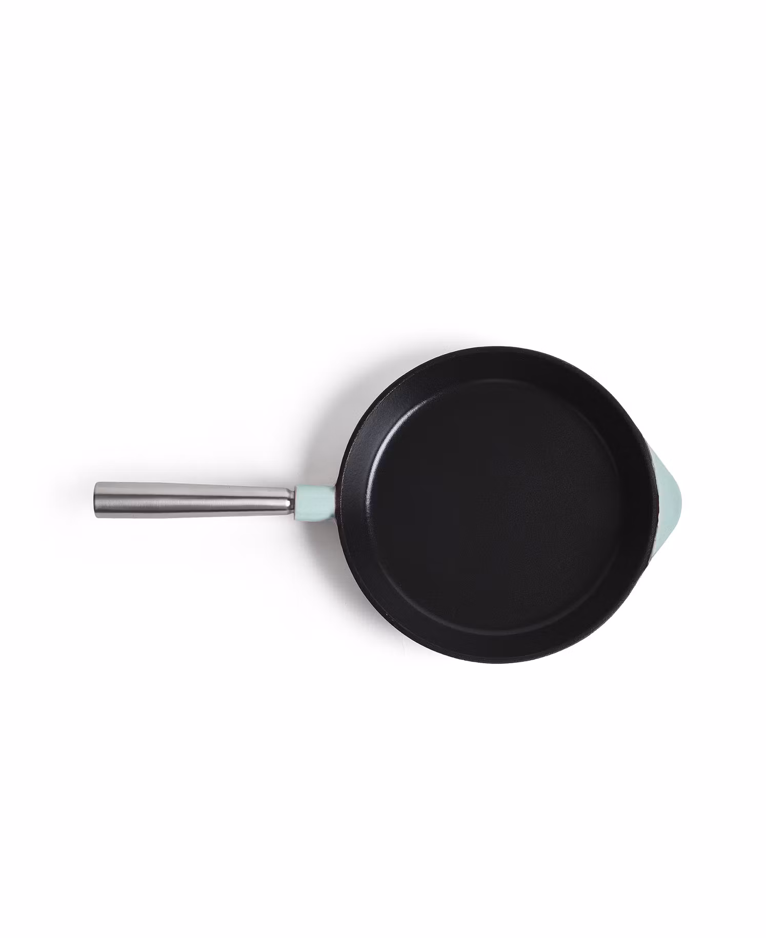 Gjutjärnstekpanna 28 cm - Avtagbart handtag, Retro Grön