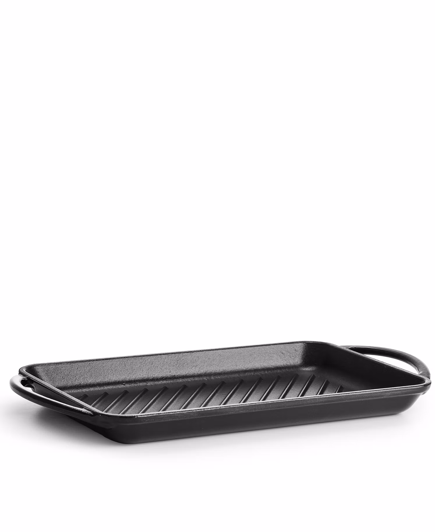 Grillbricka i gjutjärn 33 cm - Svart