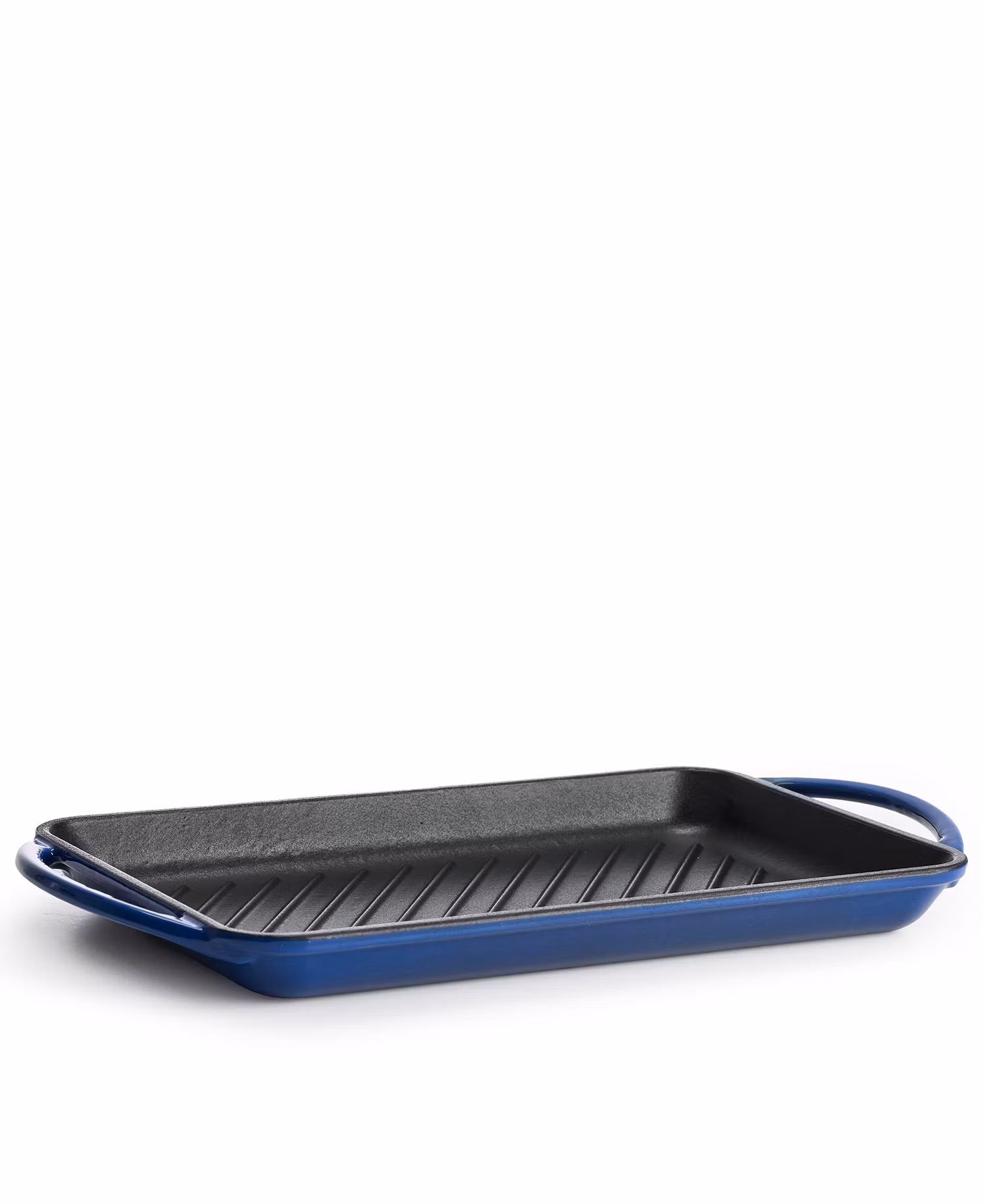 Grillbricka i gjutjärn 33 cm - Blå