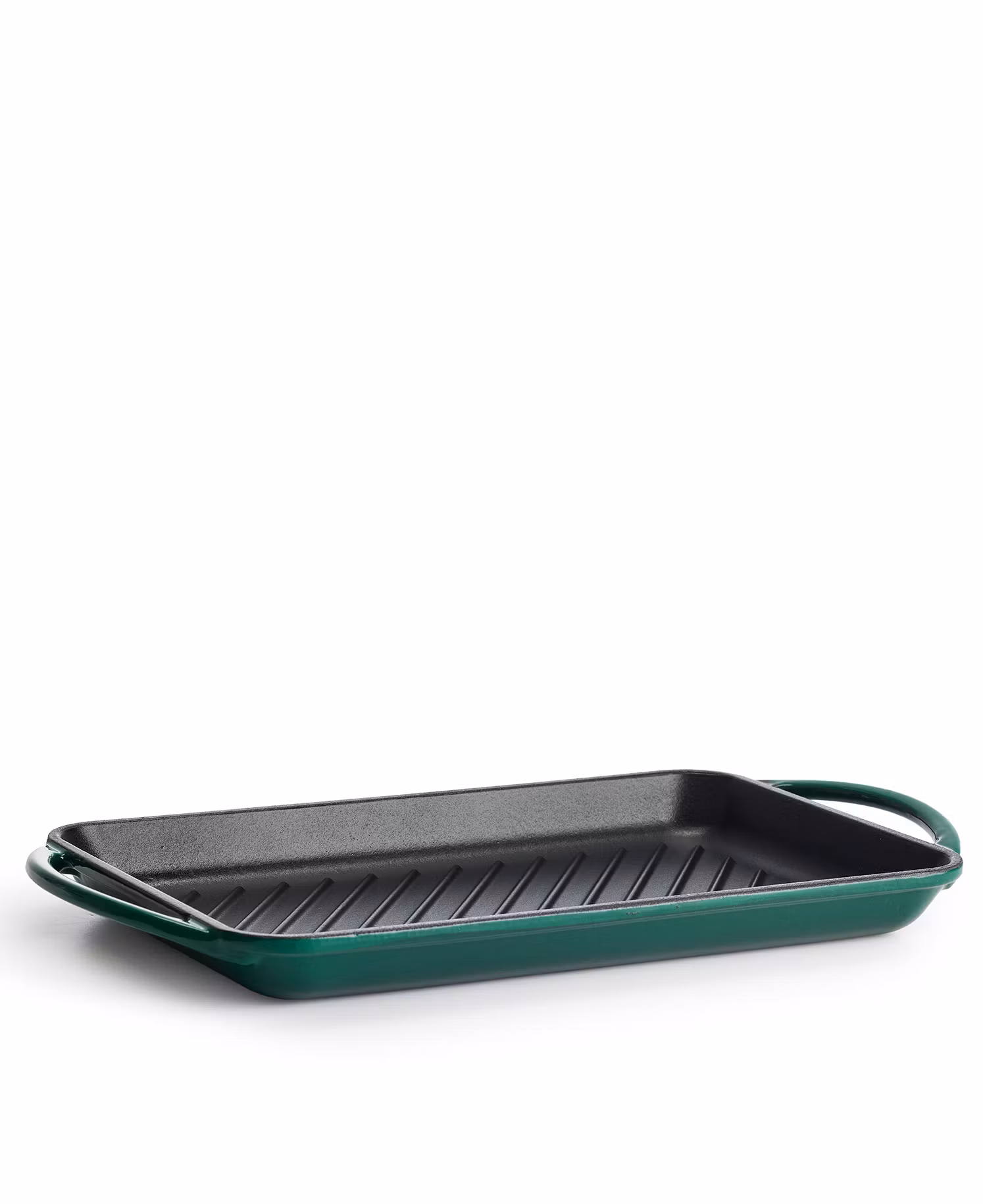 Grillbricka i gjutjärn 33 cm - Grön