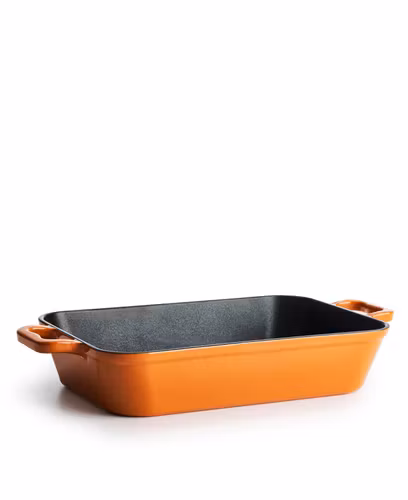 Ugnsform i gjutjärn 40 cm - Orange