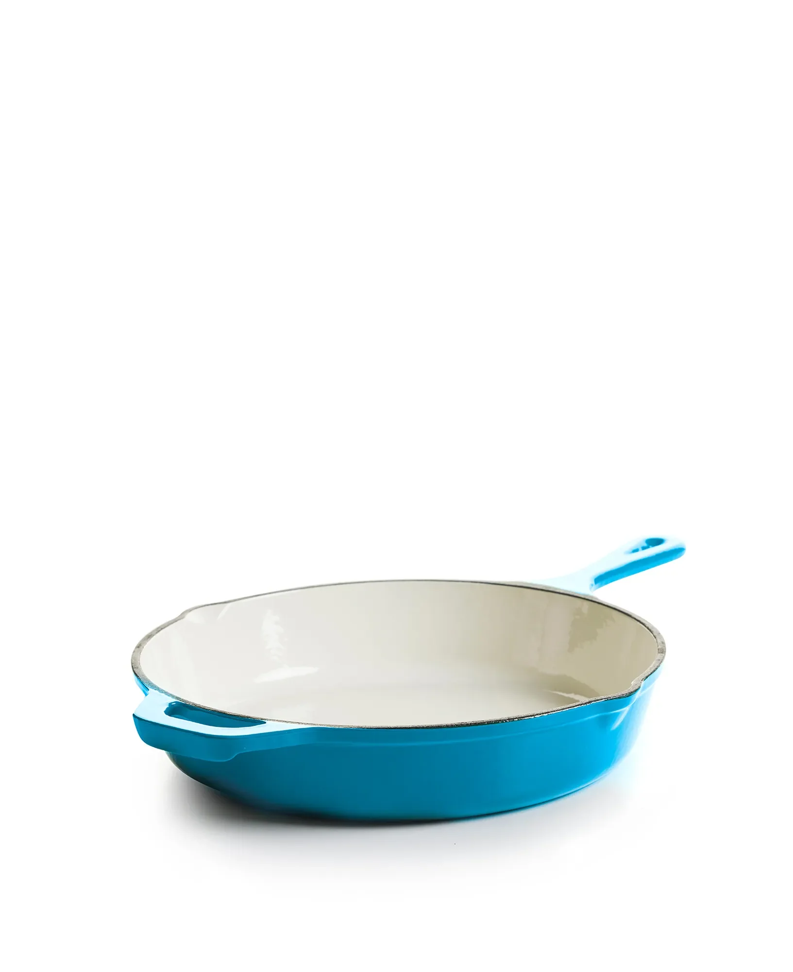 Liten gjutjärnspanna 24 cm - Turkos
